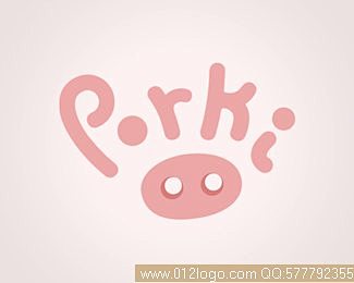 猪为元素的标志logo设计欣赏_logo...
