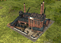 Heavy Weapons Factory : Heavy weapons factory turns dynamite and steel into advanced weapons. It can be built only in the Old World, it requires electricity to operate. 1 Productivity 1.1 Danger of fires and explosions 2 Advanced weapons usage and product