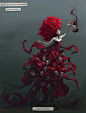 ﻿ARTSTATION CHALLENGE BENEATH THE WAVES DARIO JELUSIC CRIMSON MAIDEN,Мрачные картинки,art,арт,Тёмное фэнтези,Fantasy,Fantasy art,Dario Jelusic,много картинок