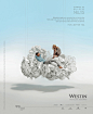 威斯汀酒店创意平面广告设计，来源自黄蜂网http://woofeng.cn/