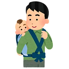 父母 照顾婴儿 婴儿车 婴儿座椅 抱着婴儿  婴儿 宝宝 插画 免扣 素材 手绘 png5