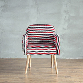 北欧创意单人布艺沙发椅