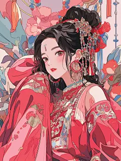 注入古风多巴胺✨AI❤️古风壁纸插画❕ - 小红书