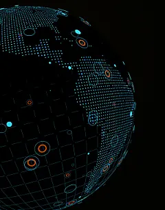 高科技可视化科幻3D科技海报