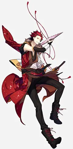 风流倜傥折扇帅男子免抠素材 创意素材 png素材