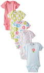 Amazon.com: Gerber Baby Girls' 5 Pack Variety Bodysuits: Clothing