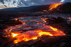 欧耶女神姐姐采集到火山岩浆保暖背景