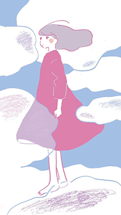 执风挽月采集到插画图集