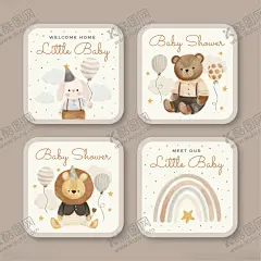 莫兰迪邀请函迎宾水牌海报背景 【酷图网】莫兰迪,奶茶色,兔子,小熊,大象,狮子,彩虹,邀请函,迎宾,水牌,背景,海报,矢量,AI素材