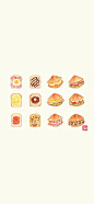 #高清壁纸无水印# 卡通美食壁纸，吃货必备的手机壁纸 ​​​​