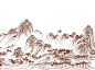 版画风【千里江山图】长卷-商业插画-插画 - 小红书