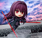 #aniNews#手办情报——之前刚刚在#WF2017冬#上公布的人气手游#FGO##Fate/GrandOrder# 角色【粘土人 Lancer/斯卡哈】即将于本周五（2月24日）开启预售。表情共有三种，分别是【通常脸】、【呐喊】、【笑脸】，附属配件为2种【魔枪】，另外还包含权利投掷宝具“贯穿死翔之枪”的【魔枪特效】。请各位不要 ​​​​...展开全文c                            