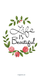 Life is beautiful. 英文标题简笔画大全