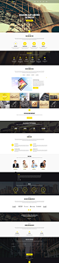 Smak - PSD One Page Web Template preview