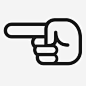 指向显示指向手图标_88icon https://88icon.