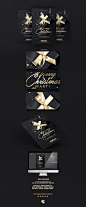 Classy Christmas Invitation | Flyer : Christmas Invitation | Flyer templates, Psd files Available • All Elements Included • Psd Files • ( DIN A6 - 4x6 inches with bleeds ) • 300dpi CMYK Print Ready. Flyer / Affiche / Poster . Exclusivity EnvatoMarket Conc
