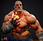 Sagat - Street Fighter, Nacho del Hierro : Hey guys!
Here is my take on Sagat, something that started as a sketch, and after some time working on and off I'm happy to call it finished.

2x4k Textures
1x2k Texture
30k Triangles_3D-肌肉 _急急如率令-B54862377B- -P2