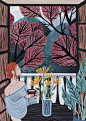 Fashionable Illustrated Women Look Effortlessly Cool by Rachael Dean
