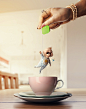 Baby Twinnings : We did this project for a tea brand. The idea was that having a tea you´d take a break from daily stress.Concept: Gui Christ, Vinicius VillelaCGI: Vinicius VillelaRetouch: Leo Rocha and Marceu Lobo