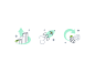 Illustration icons - Exploration by Dindra Desmipian on Dribbble