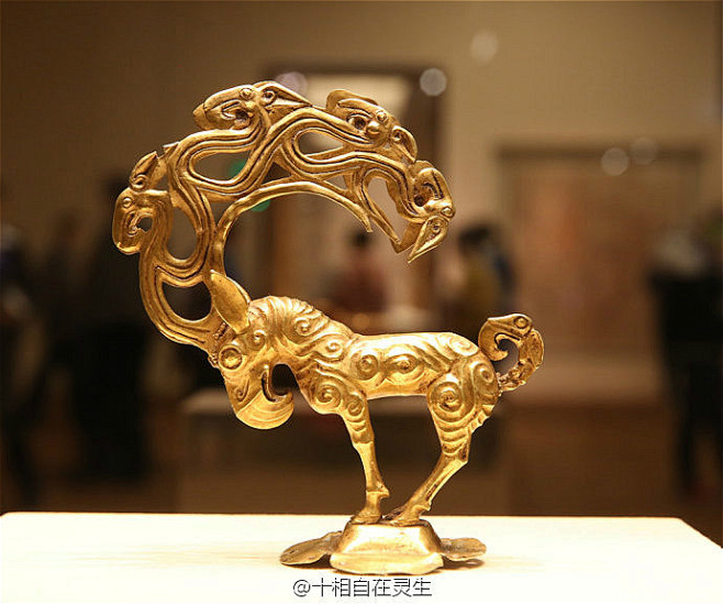 匈奴金怪兽，常展于陕历博，1957年陕西...