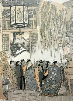 戴敦邦绘 《金瓶梅》全本中的40幅。