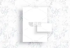 纸和名片模型与阴影