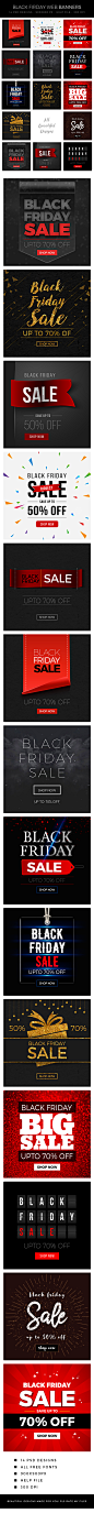 Black Friday Sale Banners : These are unique banners, It is perfect for any kind of your events, It is very easy to edit all the text colors images etc.