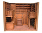 Prototype Oak Library 1:24 scale | Stewart Dollhouse Creations