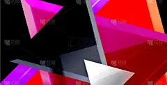 抽象,背景,三角形,明亮,几何形状,三维图形,黄色,白色,红色,粉色