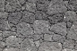 Texture Of The Black Volcanic Rock Wall From Lanzarote, Canary ...