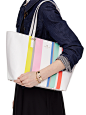 CEDAR STREET MULTI STRIPE SMALL HARMONY 单肩包 | kate spade new york