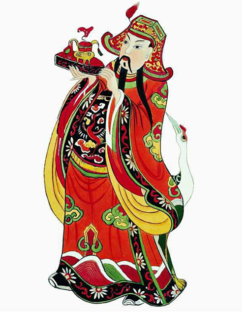中国传统风俗——门神[www.100ti...
