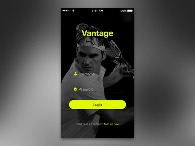Login/Sign up inspir...