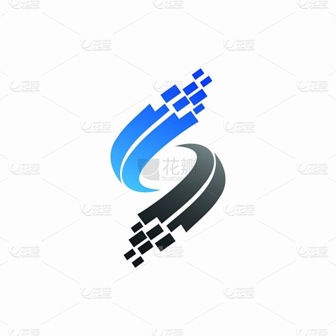 字母 s 标志, 技术标志设计概念模板