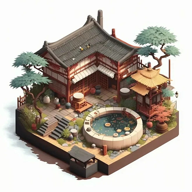 50-midjourney-isometric-prompts-game-art-sprites-buildings