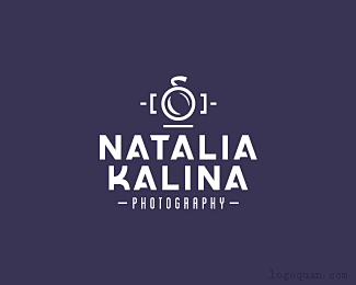 标志说明：纳塔利娅婚礼摄影师logo标志...