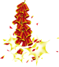 鞭炮，新年素材，png
