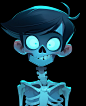 Skeleton boy