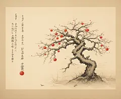 苹果树，书法风格，任天堂，陶艺家故事家