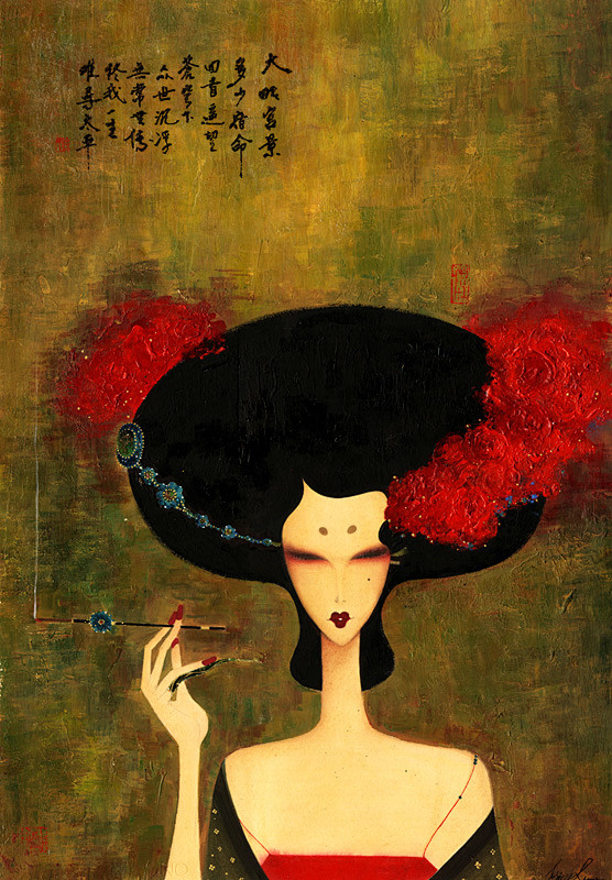 徐喆中国传统女性油画作品欣赏 - Art...