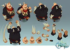 #北斋推荐# wakfu（沃土）MMORPG回合制网络游戏。里面的角色和场景 绝对是脑洞设计的学习经典教案之一~~ 该游戏还出了法国动画~~印象中还有几个设定类书籍也很不错的~不过都很难买到了  ​​​​