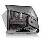 【Thermaltake（Tt）CA-1R4-00S1WN-01】Tt（Thermaltake）阿帕奇Mini 黑色 小型机箱水冷电脑主机（电竞概念造型/Mod异形/双转轴开窗/支持M-ATX）【行情 报价 价格 评测】-京东
