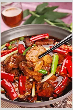 平锅牛肉王摄影图片