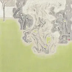 全国美术院校中青年工笔画展作品选 : 全国美术院校中青年工笔画展作品选,水墨,工笔画,甘永川,绢本,设色