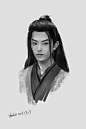 再画个肖战_哆啦A梦的大雄__插画师作品_涂鸦王国gracg.com