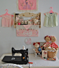 sewing/craft room by Sweet Vintage Rose Cottage