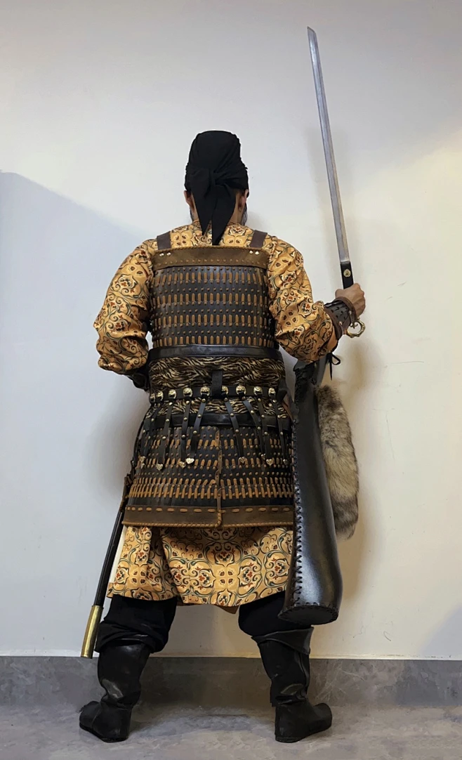 武备寺唐代粟特武士两裆甲 两裆铠 两裆甲 唐代胡人盔甲 唐两裆铠