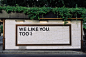 We like you too quotes on wall photo – Free Sign Image on Unsplash