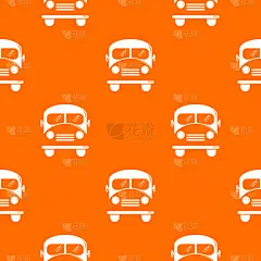 校车,式样,巴士,白色,分离着色,安全的,几何形状,汽车,图像,重复